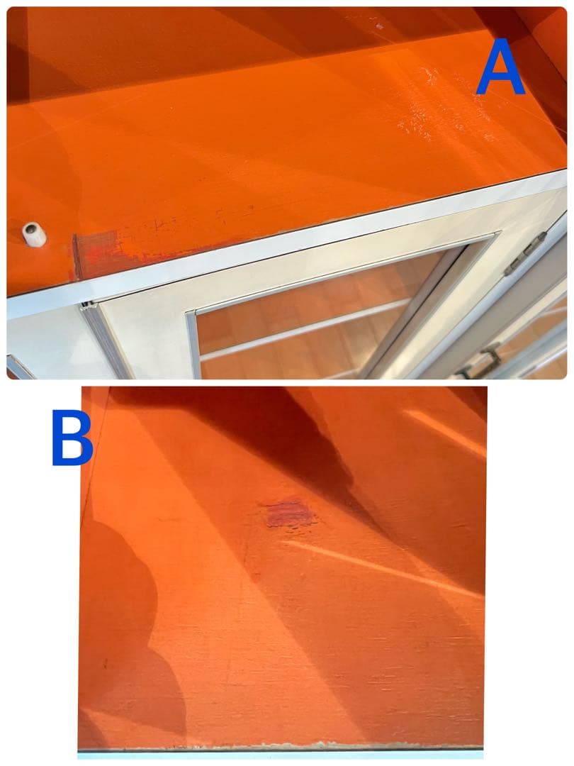 昭和レトロ レトロポップ 食器棚 ガラスキャビネット 木製 キッチン収納 古家具