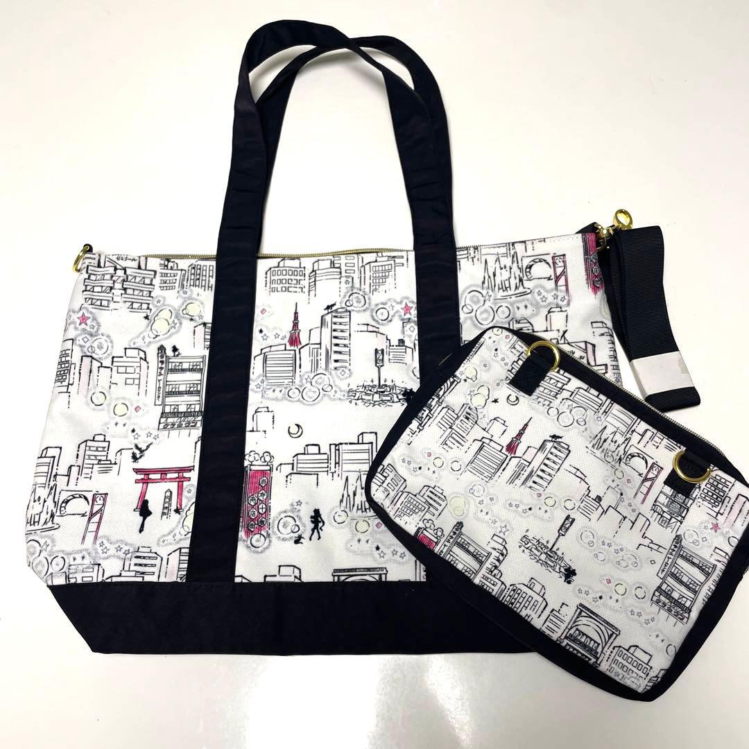 【新品、レア商品】♡セーラームーン　スモールワールズ　トートバッグ　ポーチ付き♡