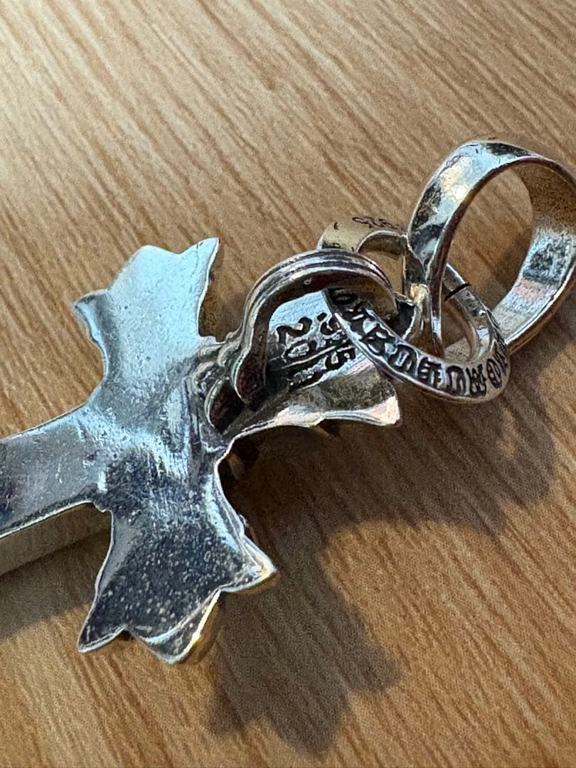 CHRONE HEARTS クロムハーツ ダブルCHクロスwithベイル