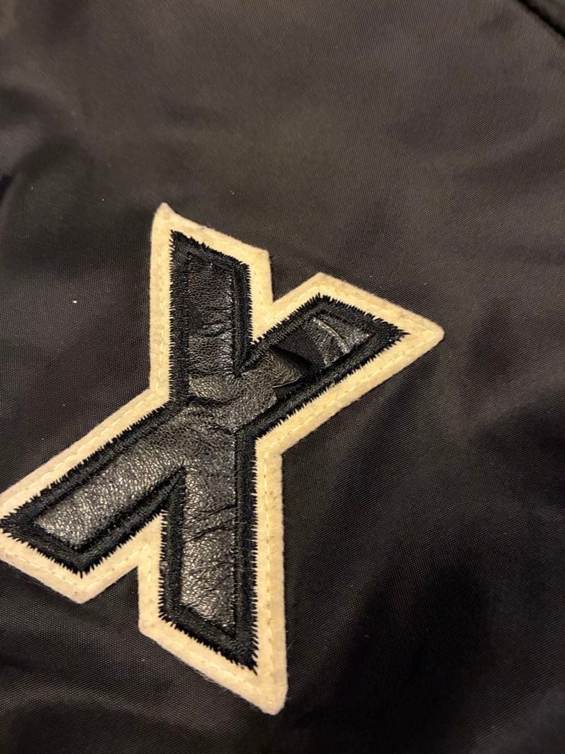 AVIREX USA MA-1フライトジャケット ブラック　L