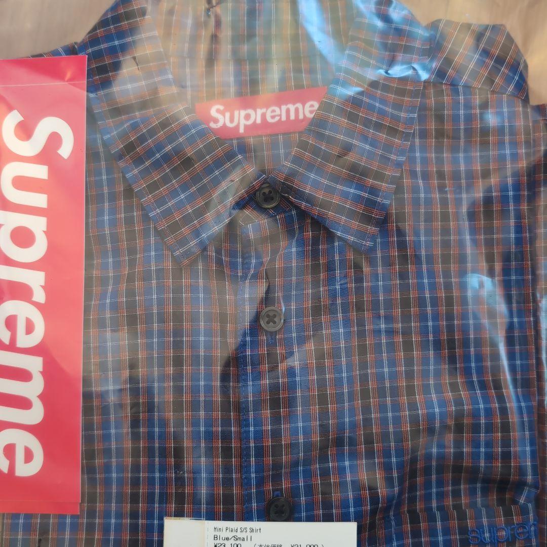 Supreme mini plaid shirt Sサイズ