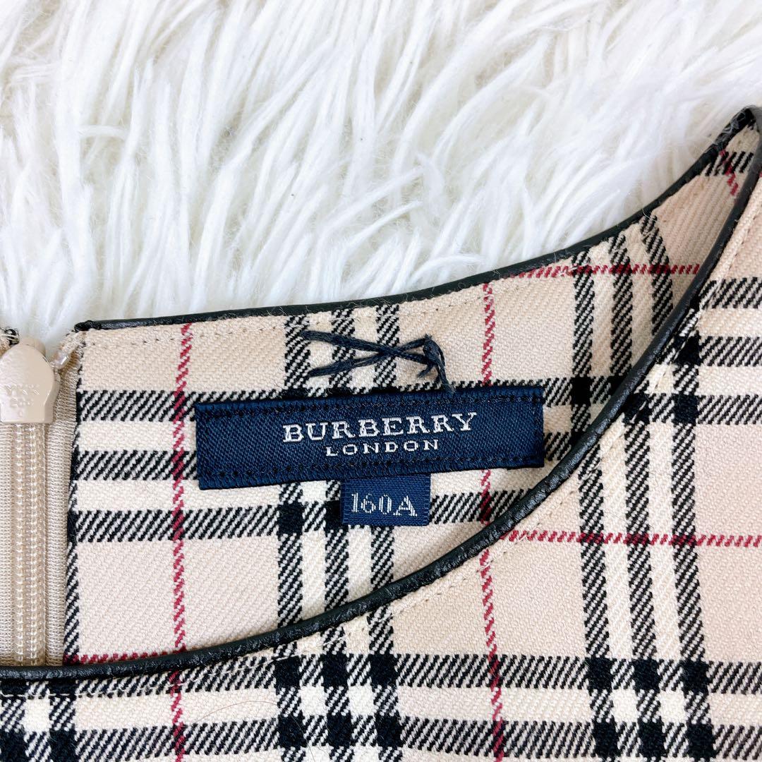 BURBERRY ノースリーブ　ワンピース ノバチェック 160A ベルト