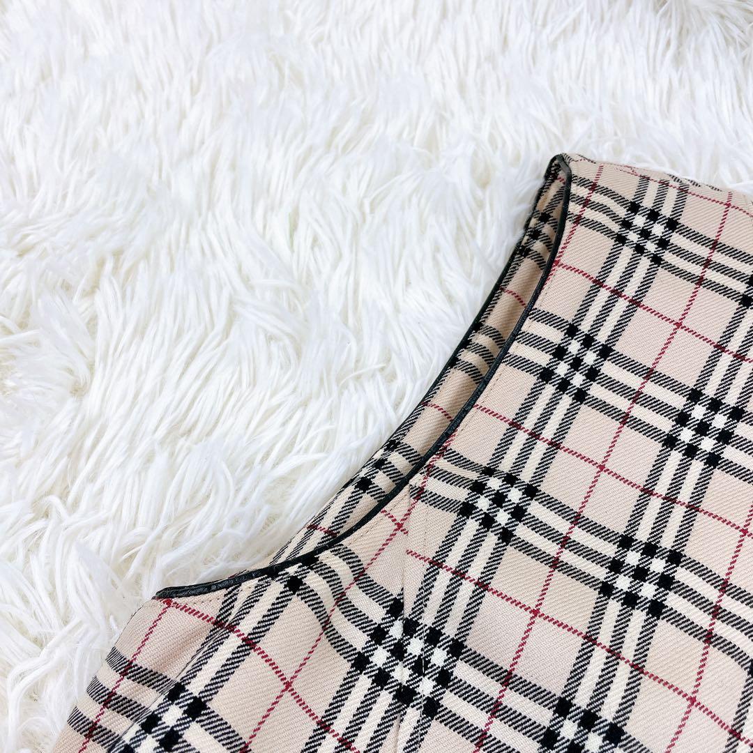 BURBERRY ノースリーブ　ワンピース ノバチェック 160A ベルト