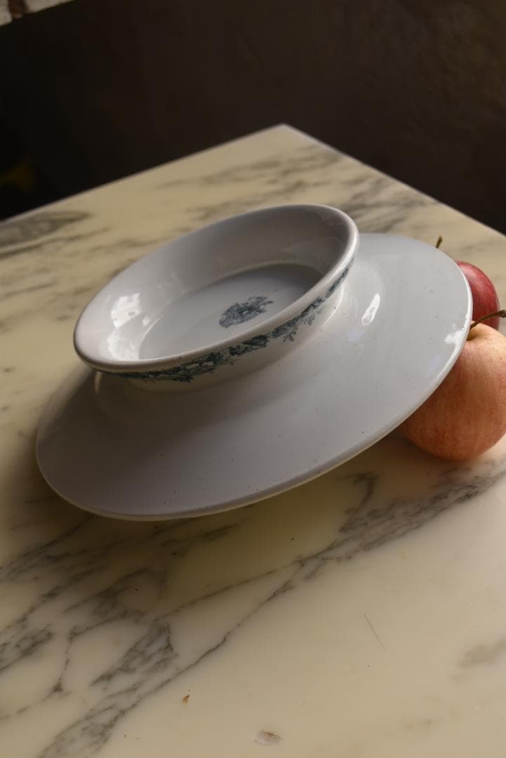 超美品 サンタマン　マリールイーズ　 コンポティエ 皿　フランスアンティーク