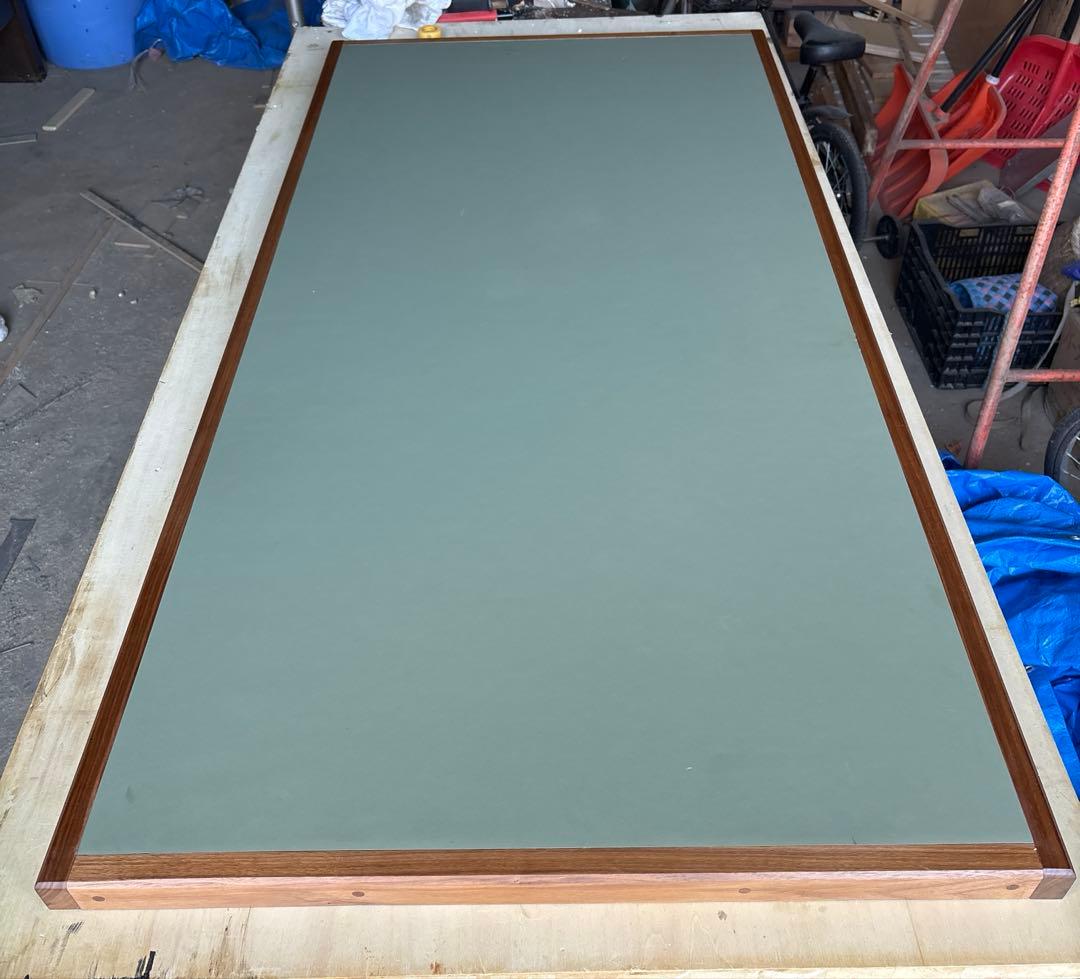 デスク天板　リノリウム　ウォールナット