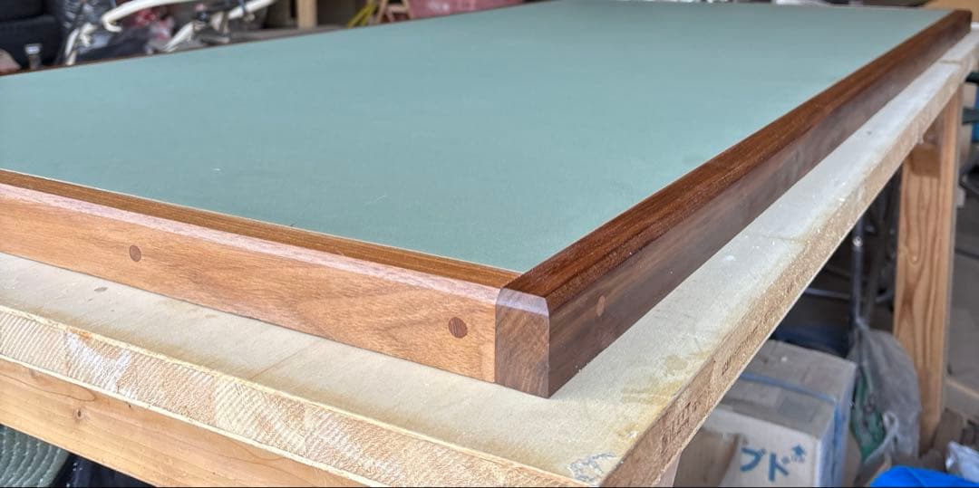 デスク天板　リノリウム　ウォールナット