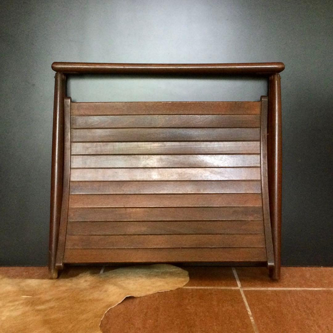 ミッドセンチュリー マガジンラック／マガジンホルダー