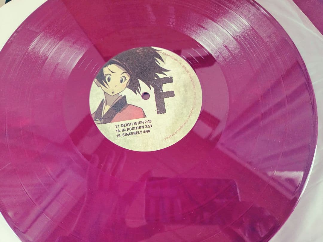 限定アナログ!サムライチャンプルー　パープルヴァイナル3枚組!ヌジャベス