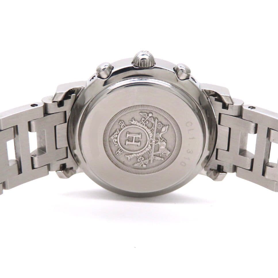 【クリッパー】HERMES エルメス時計 クロノグラフ CL1.310☆極美品☆