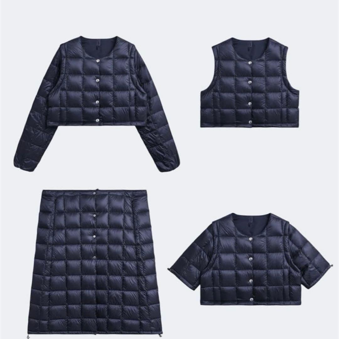 【新品】 TAION EXTRA ボレロ＋ロングパーツ　ダウンセット　L 電熱