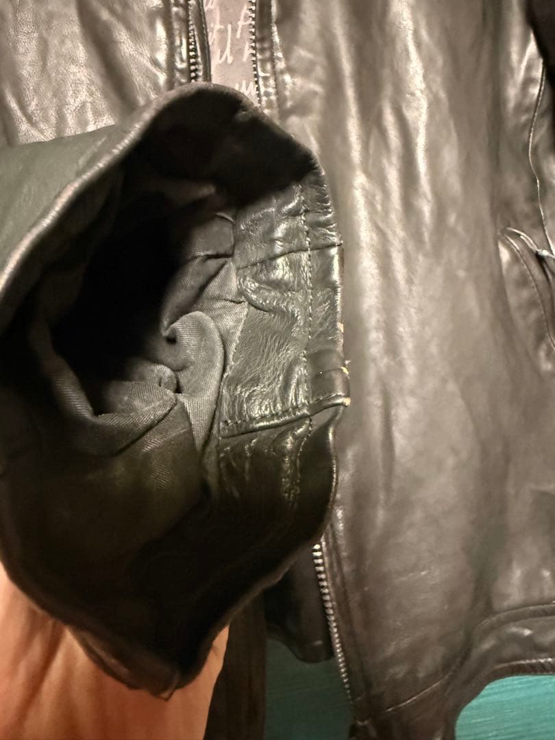 BACKLASH シングルライダース　black