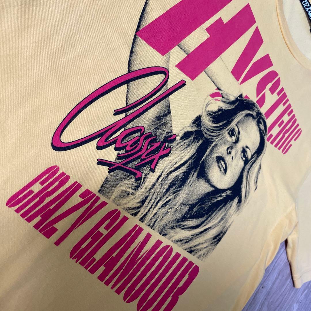 HYSTERIC GLAMOUR イエロー Tシャツ　sサイズ