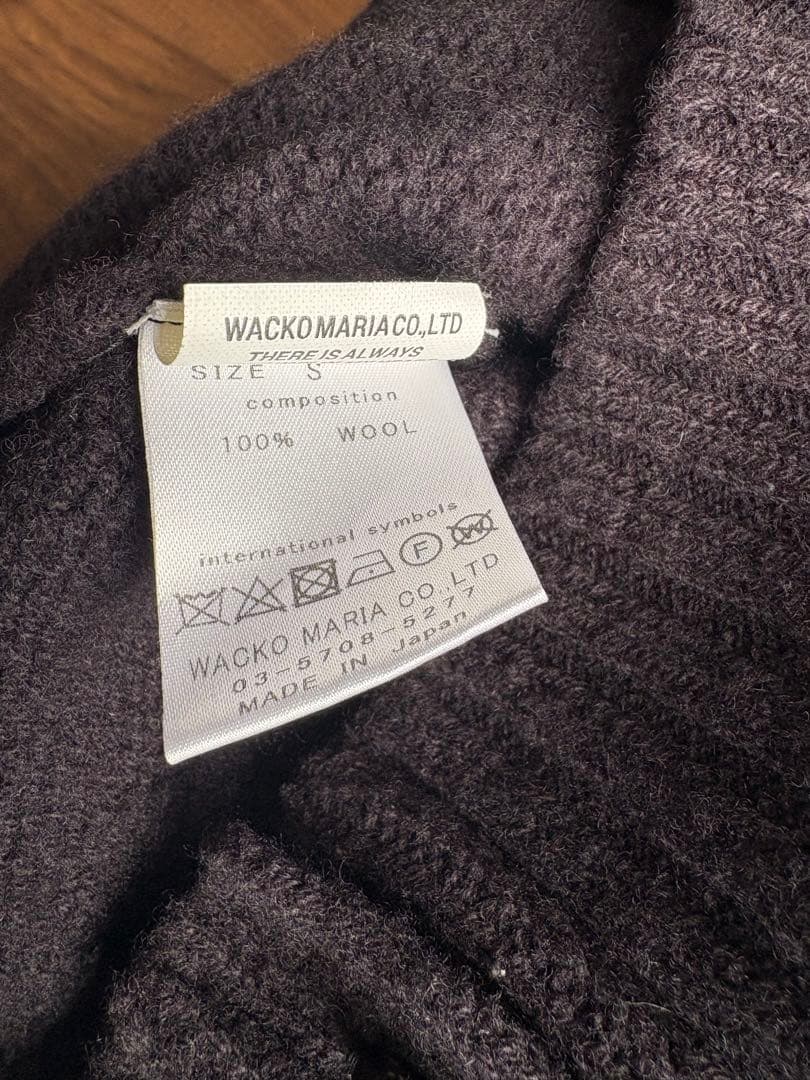 WACKO MARIA カーディガン S ブラック