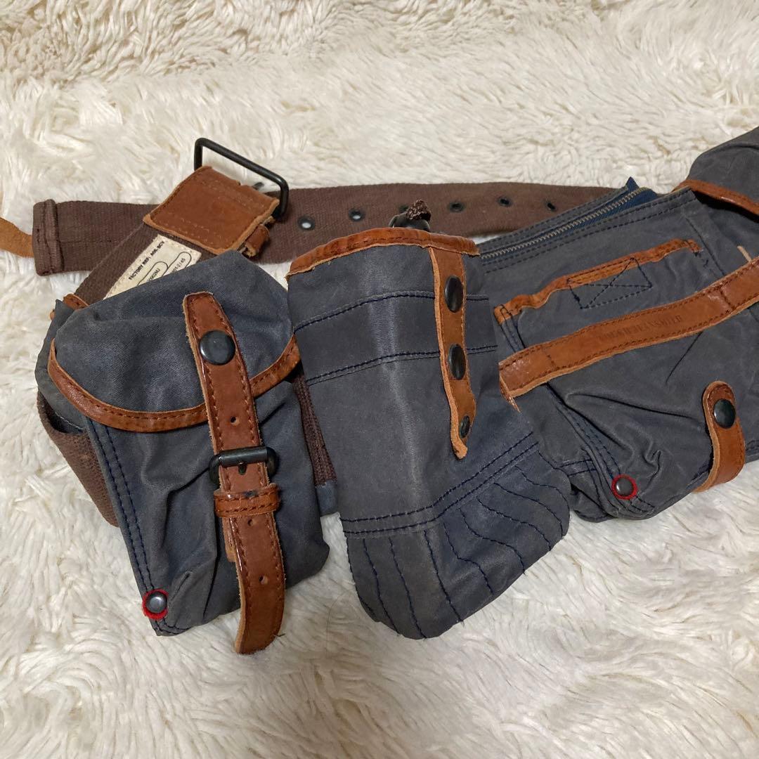 archive TOUGH JEANSMITH 4連 ウエストポーチ Y2K