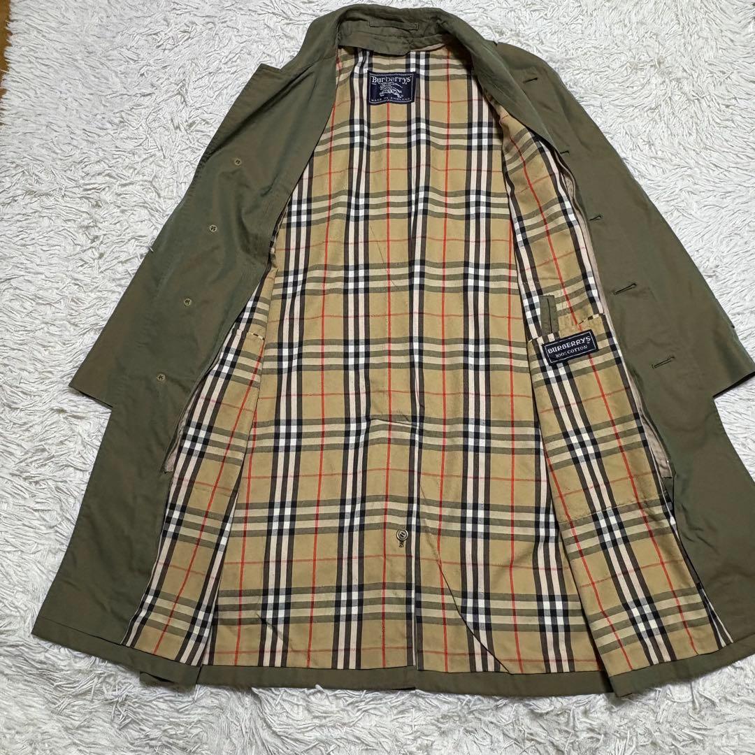 Burberrys ステンカラーコート 玉蟲色 サイズ 42 ライナー付き