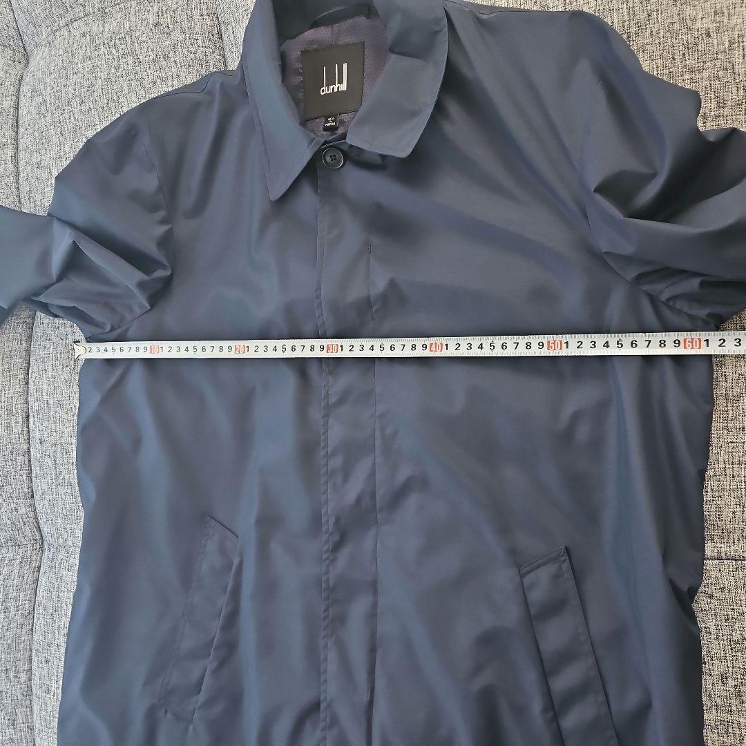 dunhill /Lサイズ ステンカラーコート ネイビー 紺