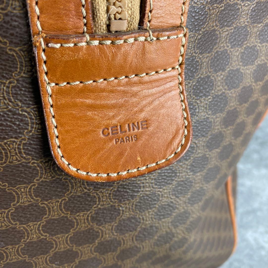 ヴィンテージ CELINE セリーヌ マカダム柄 トリオンフ ボストンバック