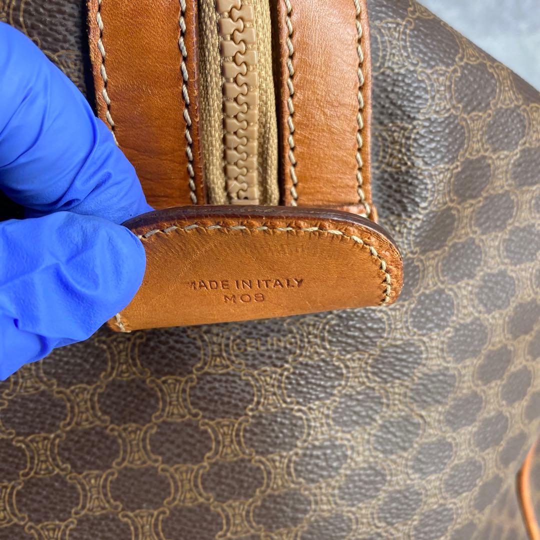 ヴィンテージ CELINE セリーヌ マカダム柄 トリオンフ ボストンバック