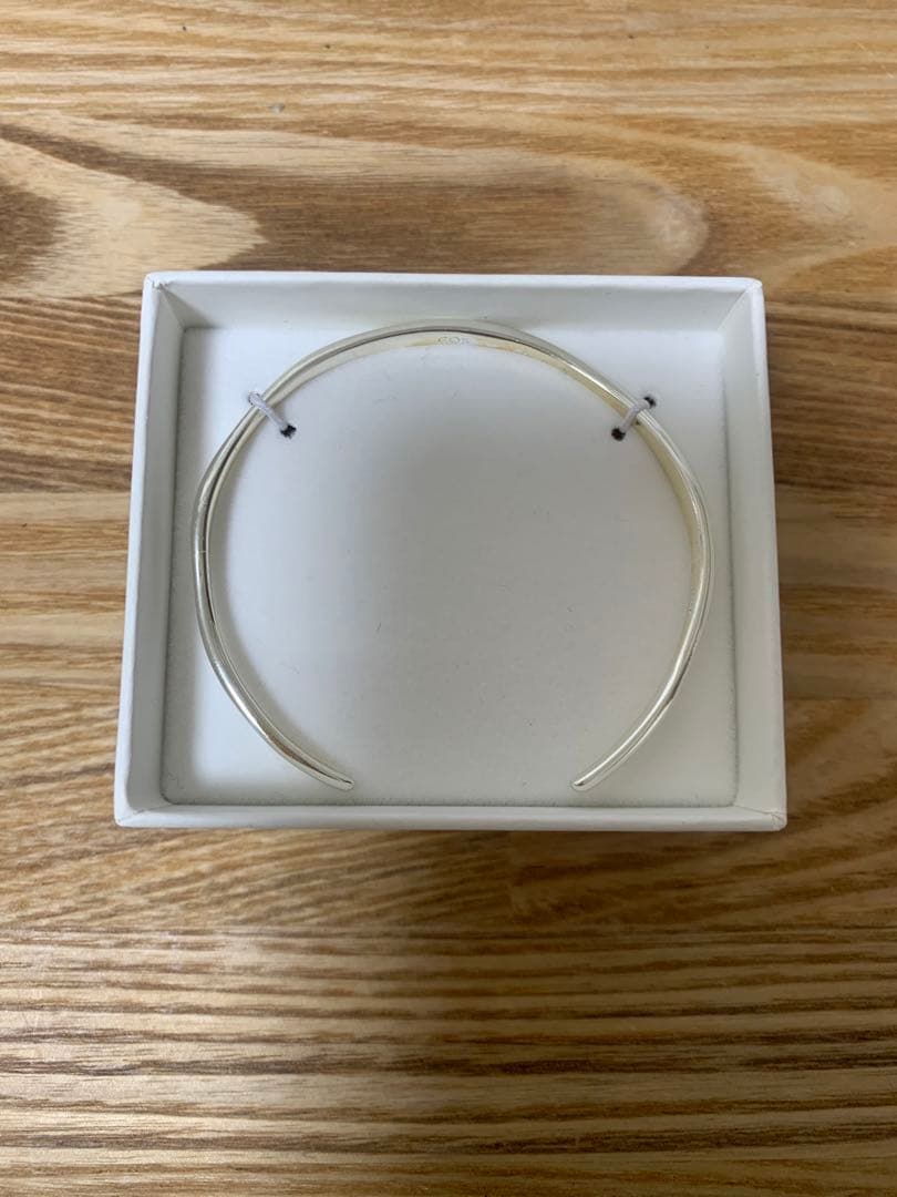 COS SLIM STERLING SILVER カフバングル