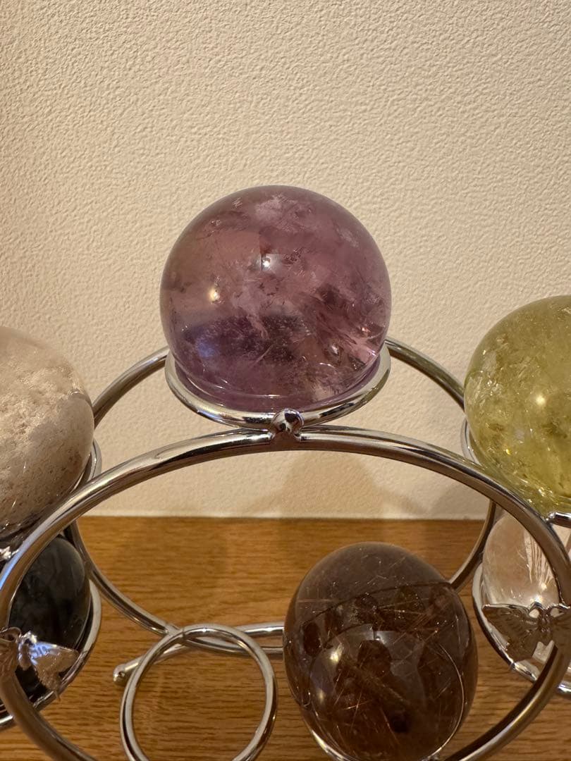 ボリビア産 アメジスト スフィア 丸玉 天然石