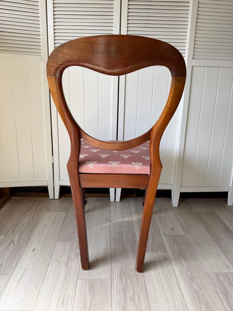 イギリス アンティーク 家具 バルーンバックチェア 椅子 イス 英国