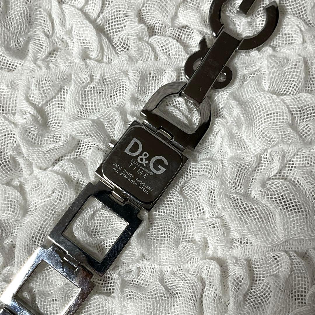 動作品　腕時計　D&G TIME　ドルチェ＆ガッバーナ　スクエア　ブレスレット