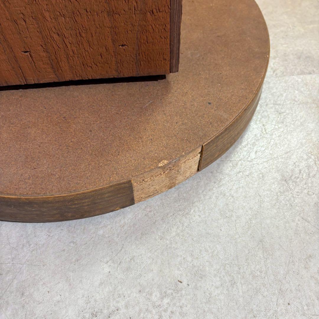 回転cd棚　CDラック　ポストカードラック　喫茶店