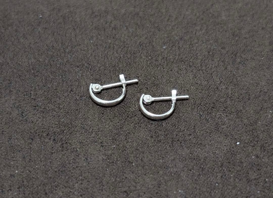 プラチナ　Pt900 フープピアス