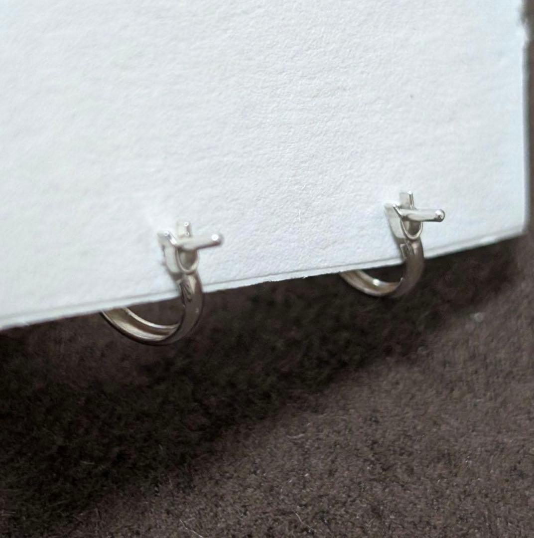 プラチナ　Pt900 フープピアス