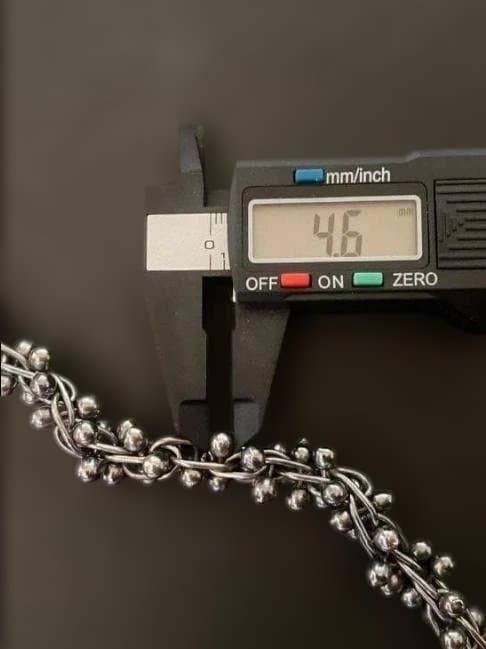 ヴィンテージ DNA チェーンリンク シルバー ネックレス