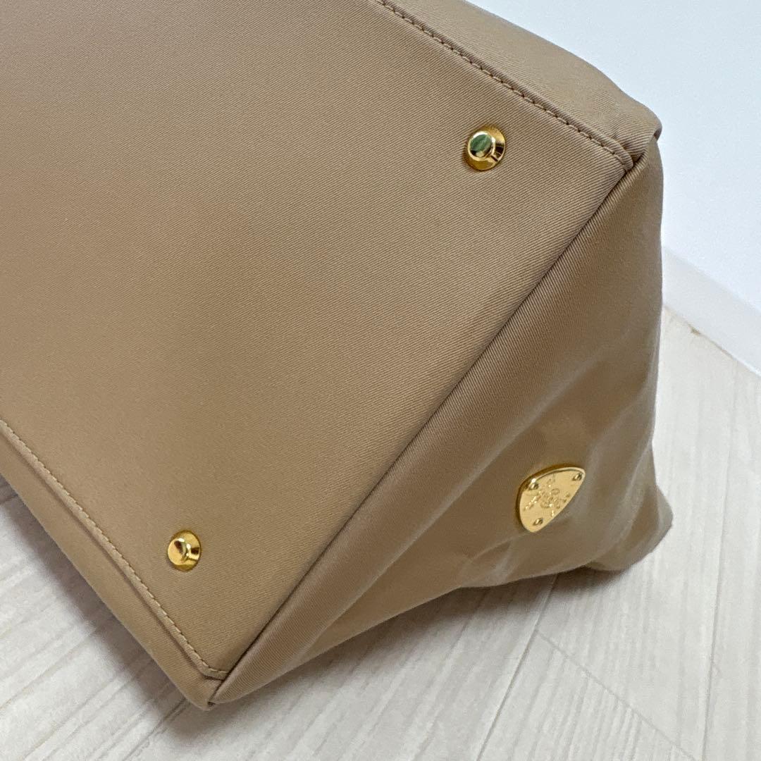 アタオ ATAO ボストンバッグ トレンチコートラインATAOゴルフ ベージュ