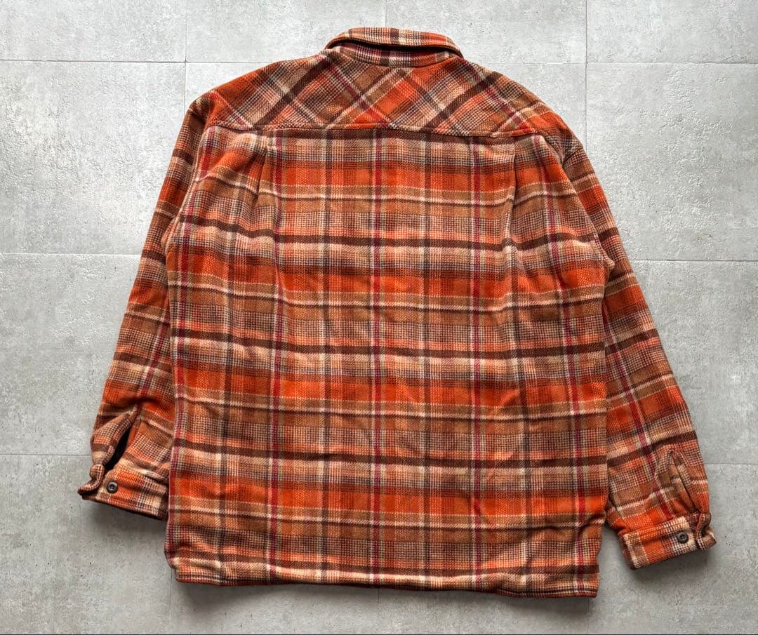 00s パタゴニア　フランネル　シャツジャケット　好配色　Lサイズ