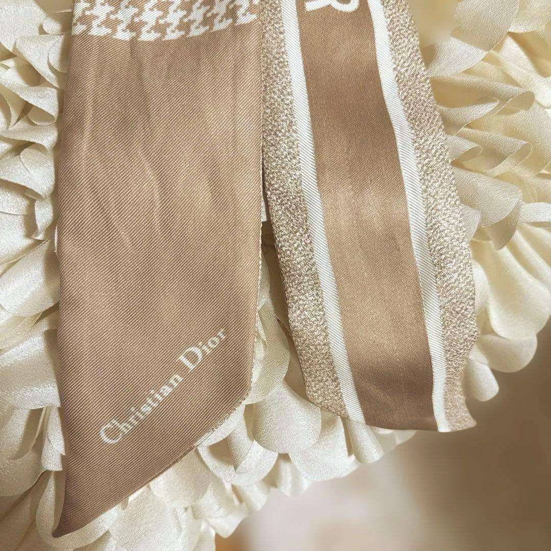 ディオールハウンドトゥース ミッツァ　スカーフ