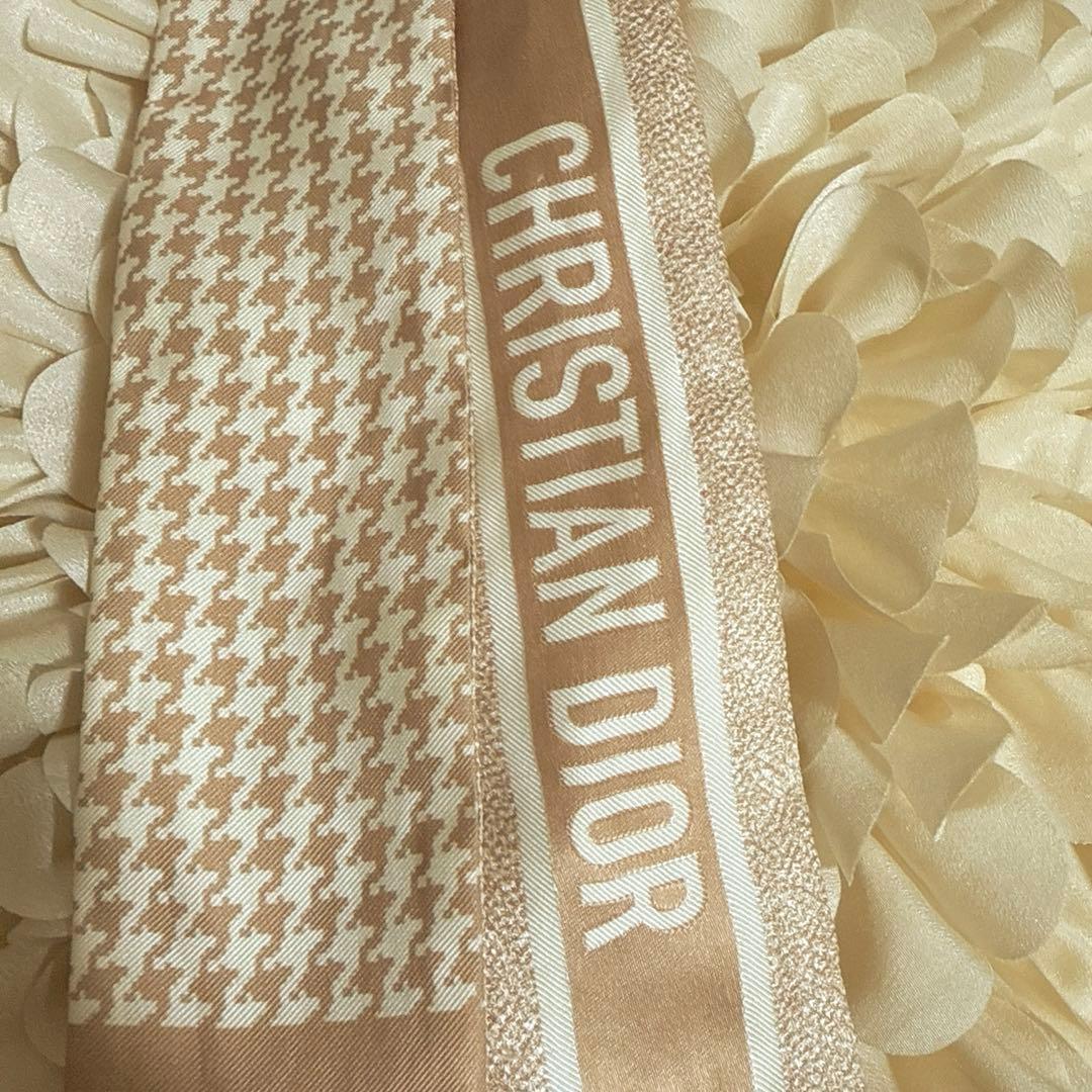 ディオールハウンドトゥース ミッツァ　スカーフ