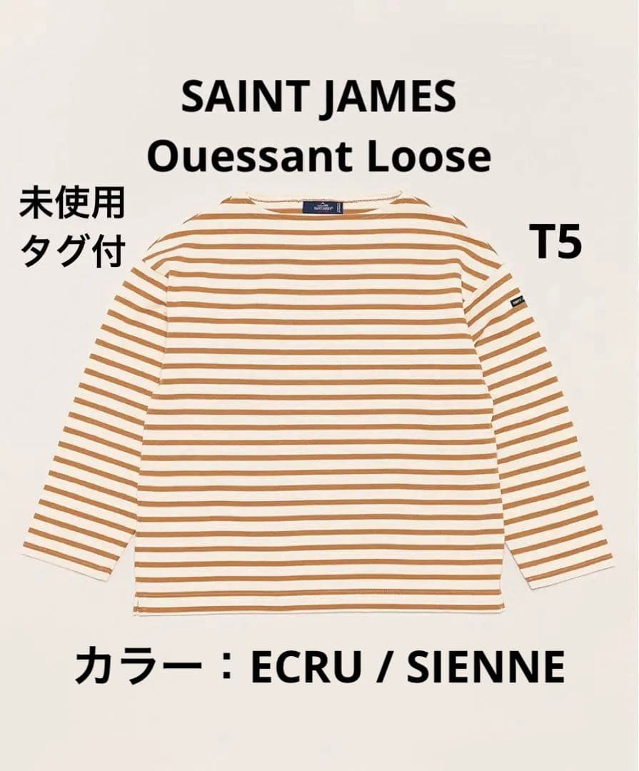 SAINT JAMES ウェッソン ルーズ ボーダー T5 セントジェームス