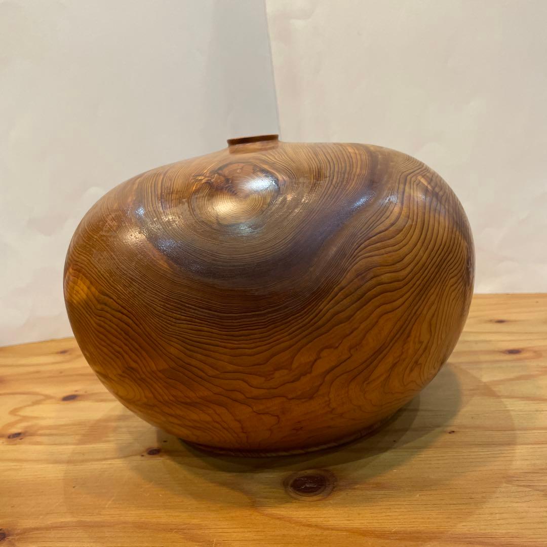 屋久杉彫刻&屋久杉瓢箪&屋久杉一輪挿し　希少品セット販売