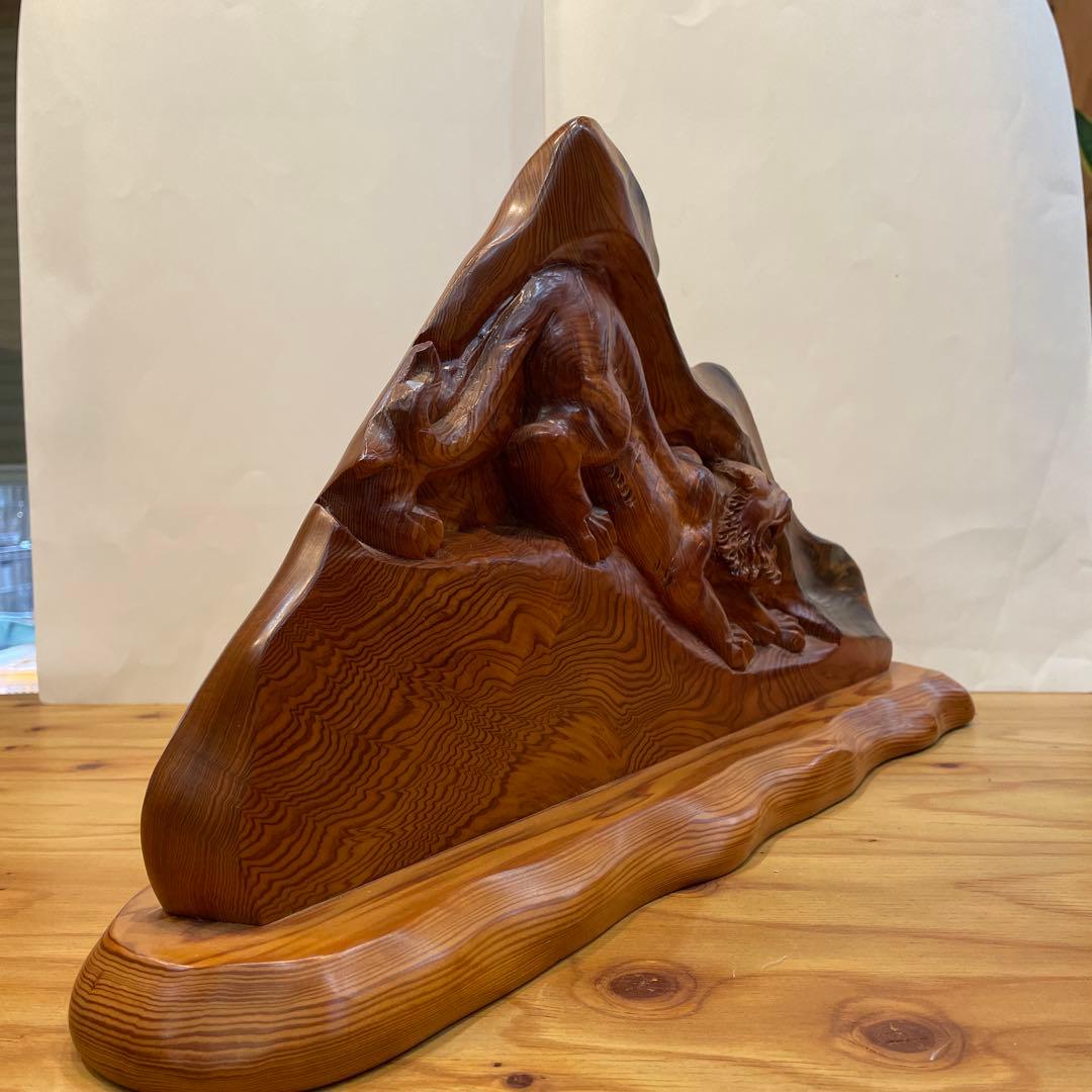 屋久杉彫刻&屋久杉瓢箪&屋久杉一輪挿し　希少品セット販売