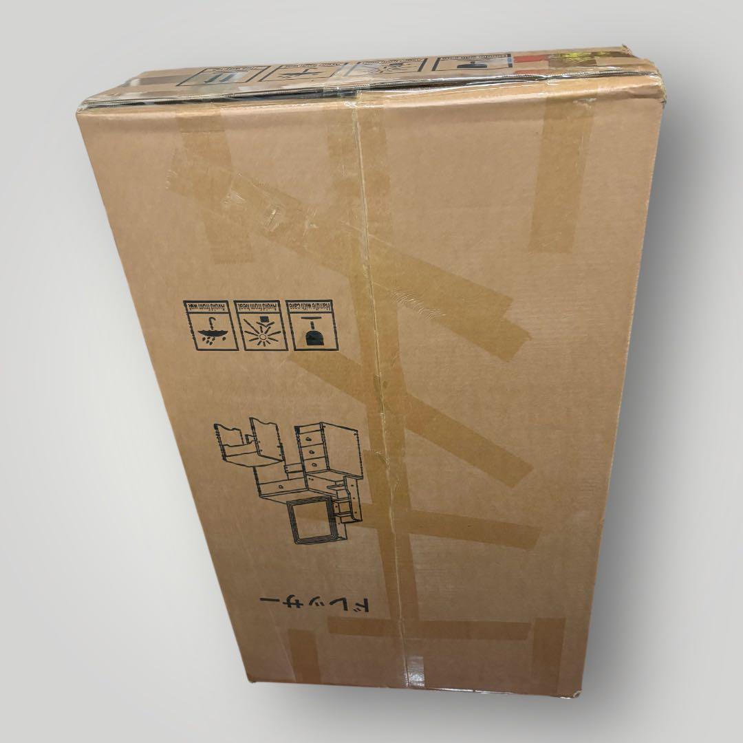 ドレッサー 鏡台 3段引き出し 化粧台 スライド式ミラー スツール付き ホワイト