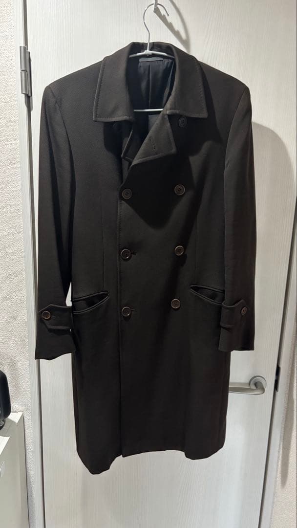 最終価格【GIVENCHY】ダブルブレストコート 48 (L相当) メリノウール