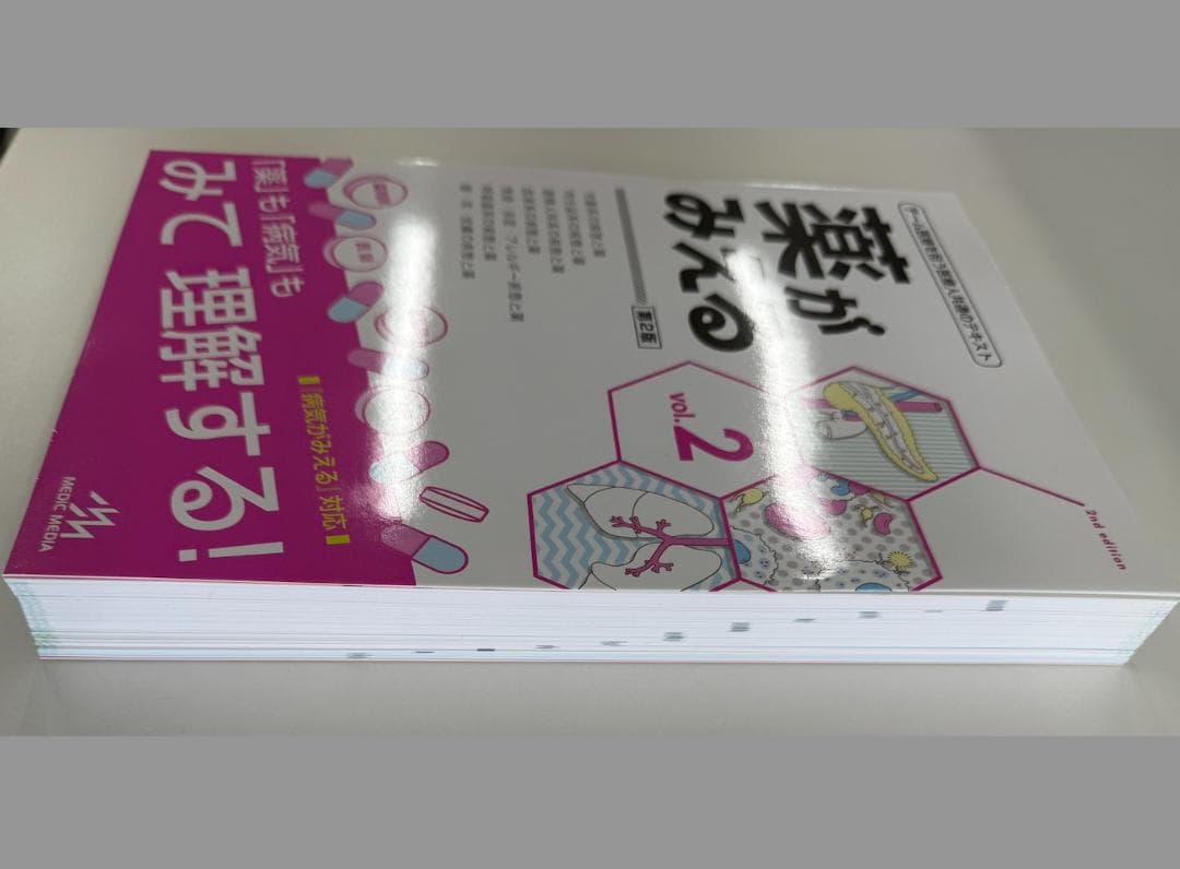 【裁断済】薬がみえる最新セット vol.1.2.3 第2版 vol.4 第1版