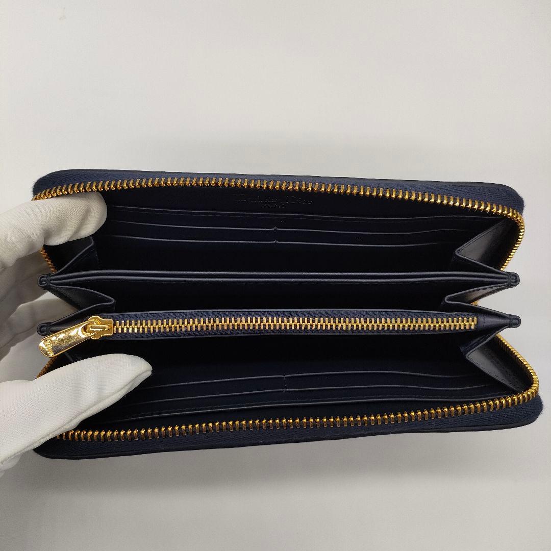【新品未使用・現行品】ディオール オブリーク ラウンドジッピーウォレット 長財布