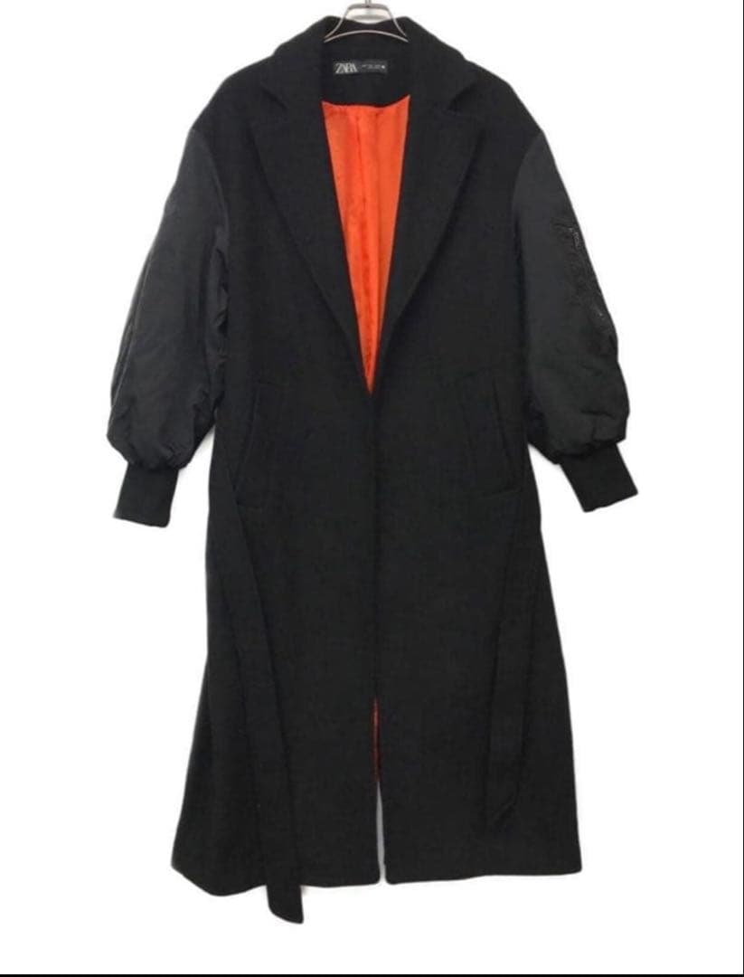 ZARA ザラ マッチングボンバーコート MA-1 黒 M