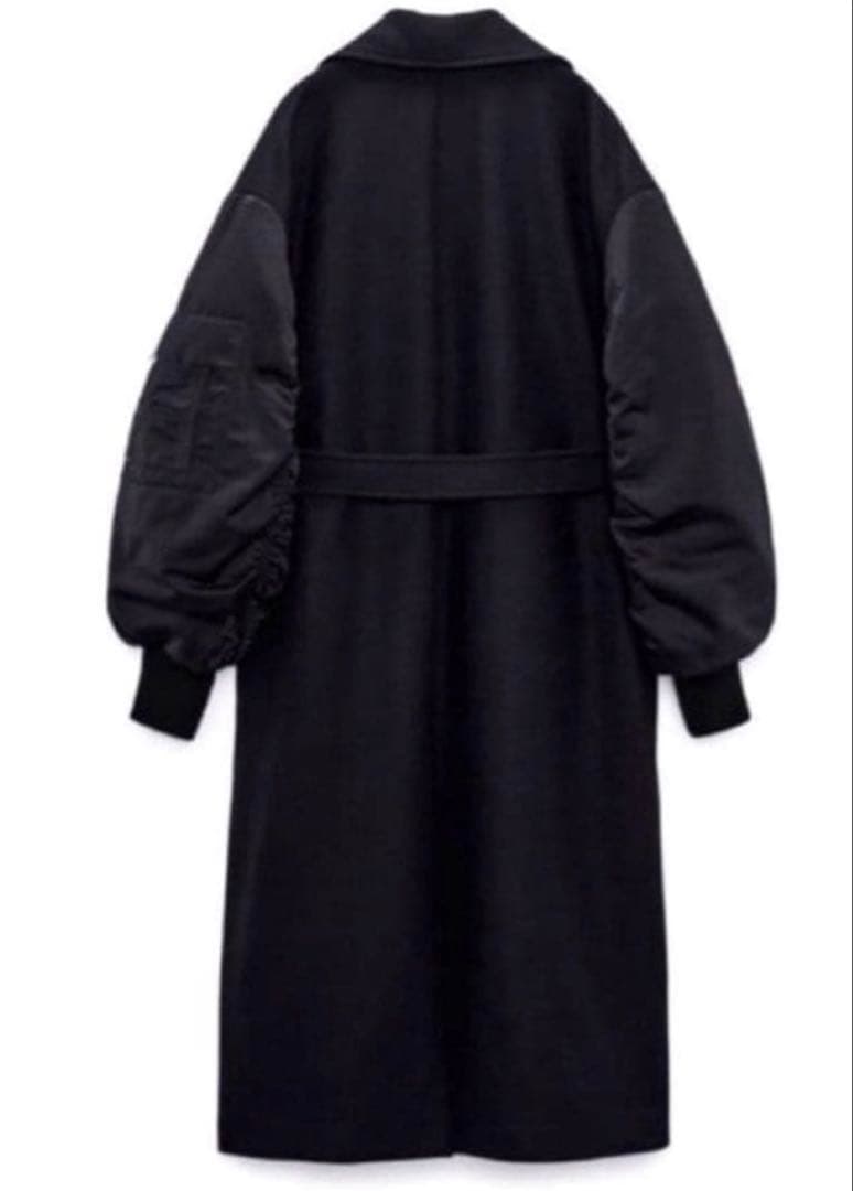 ZARA ザラ マッチングボンバーコート MA-1 黒 M