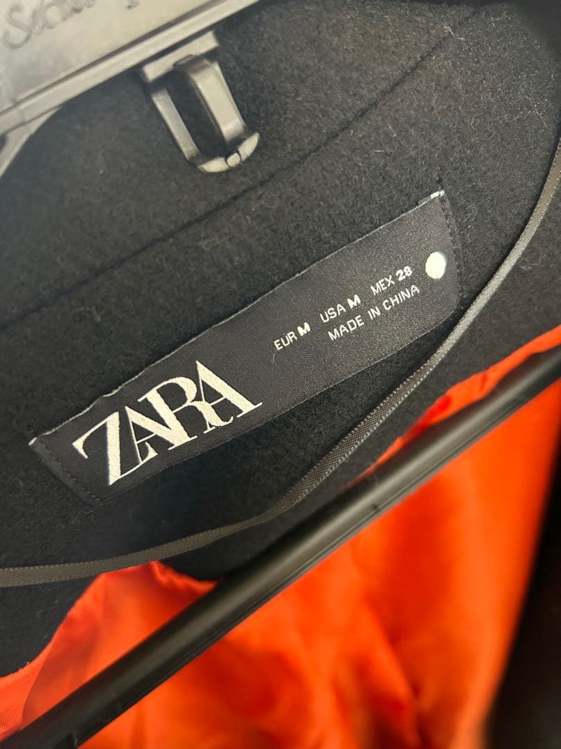 ZARA ザラ マッチングボンバーコート MA-1 黒 M