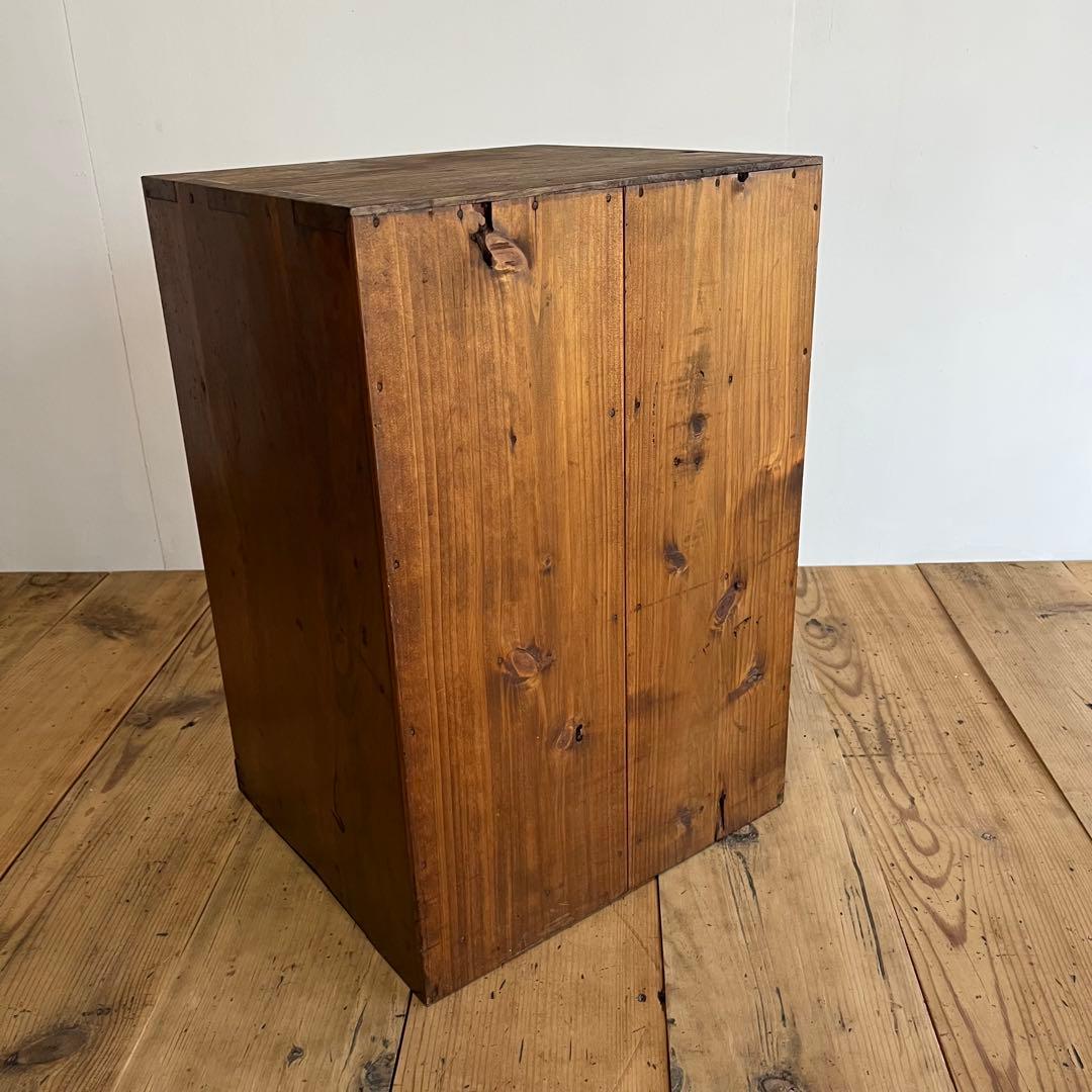 アンティーク 開戸棚 チェスト キャビネット 本棚 昭和レトロ z676