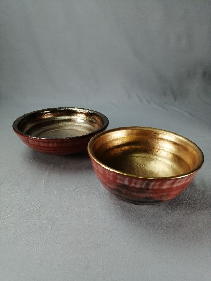 【茶事具】島台茶碗　嶋臺　川崎和楽　美品　正月　茶碗A697