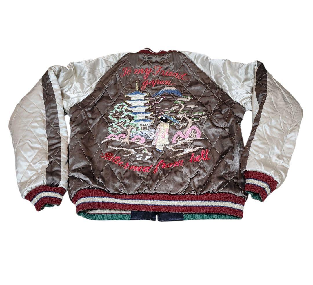 TAILOR 東洋 90s 舞妓×龍 リバーシブル スカジャン サイズL