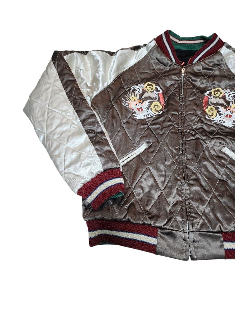 TAILOR 東洋 90s 舞妓×龍 リバーシブル スカジャン サイズL