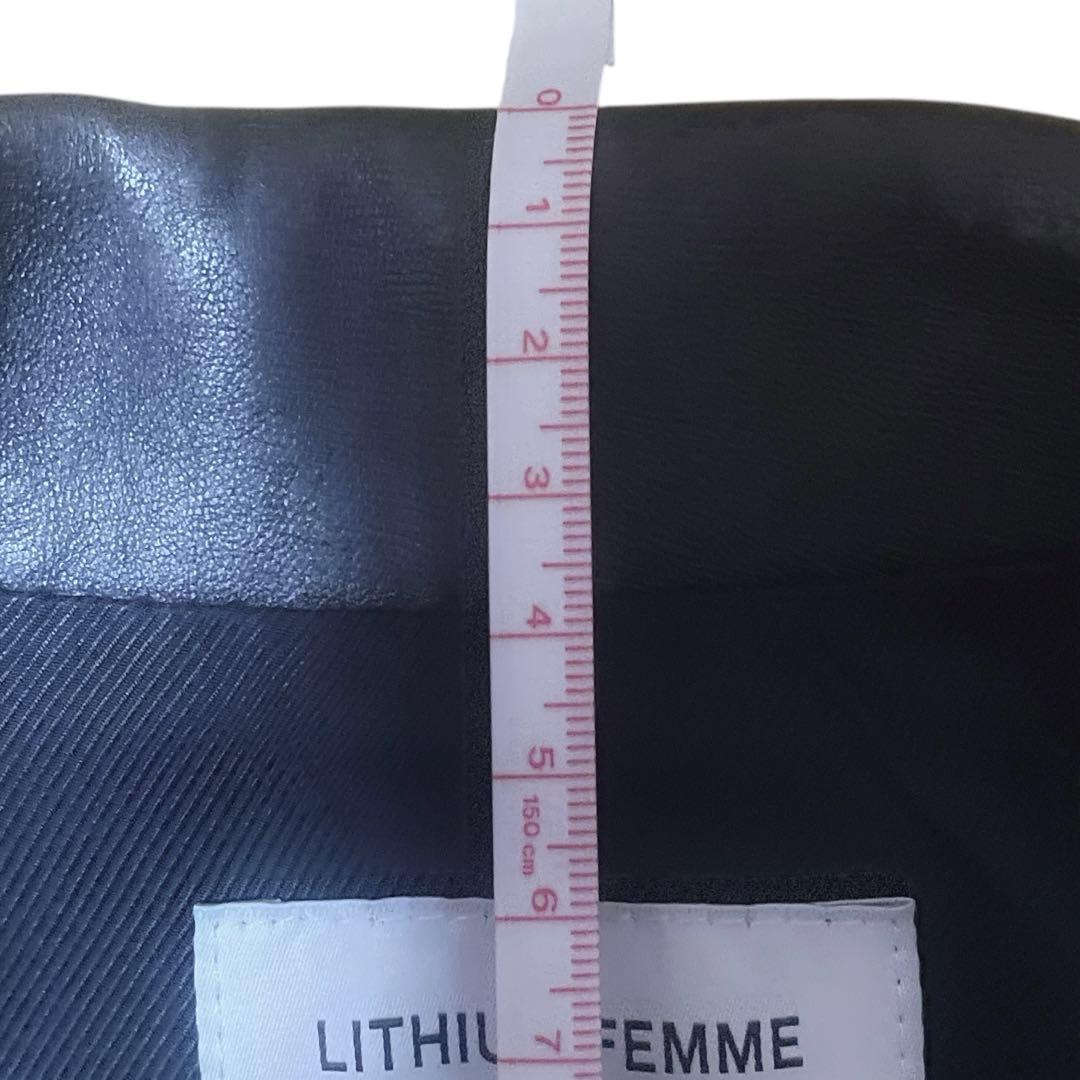 【美品】LITHIUM FEMME ダブルライダース 未使用級 ラムレザー