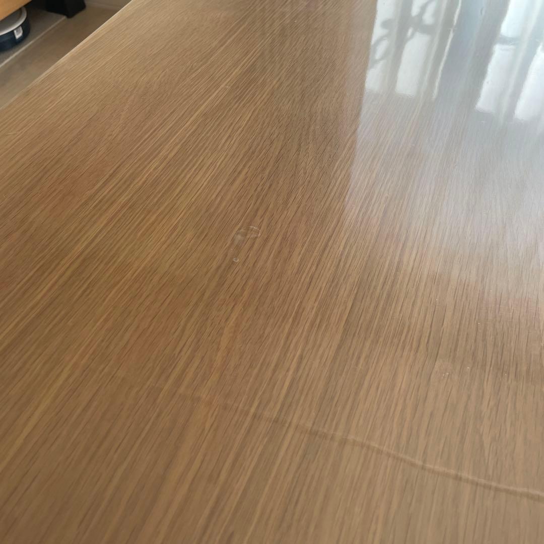 無印良品　オーク材　テーブル　1500mm 匠のテーブルマット付き